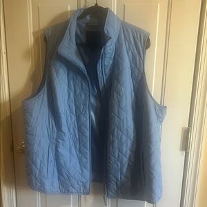 Talbot’s Womens Blue Quilted Vest